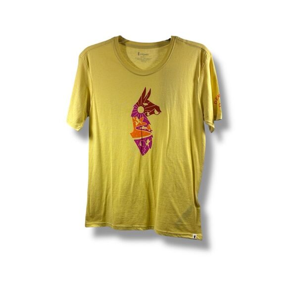 cotopaxi Tops - Cotopaxi NWT City Llama Organic T Shirt Denver  in Wheat Size M